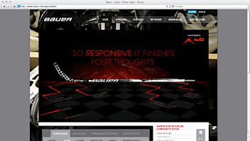 Screengrab of a page from the Bauer website From 4-Dec-2009